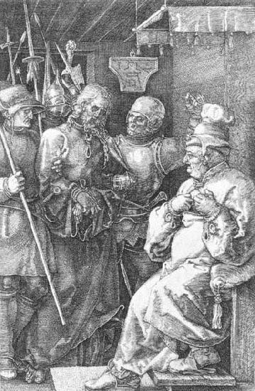 Albrecht Durer Christ before Caiaphas Norge oil painting art